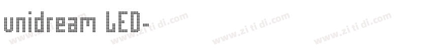 unidream LED字体转换